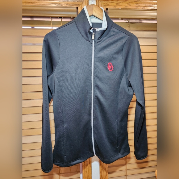 Antigua woman's medium full zip jacket Oklahoma University Sooners alumni store - Picture 1 of 16